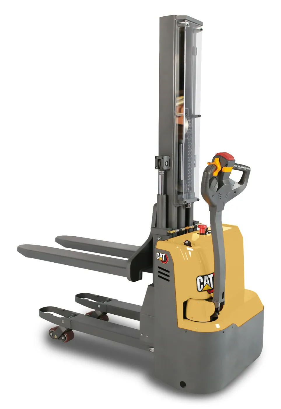 Cat® NSP12QLMI kompakt gyalogkíséretű raklapemelő targoncák, egytagú oszloppal – 3. kép