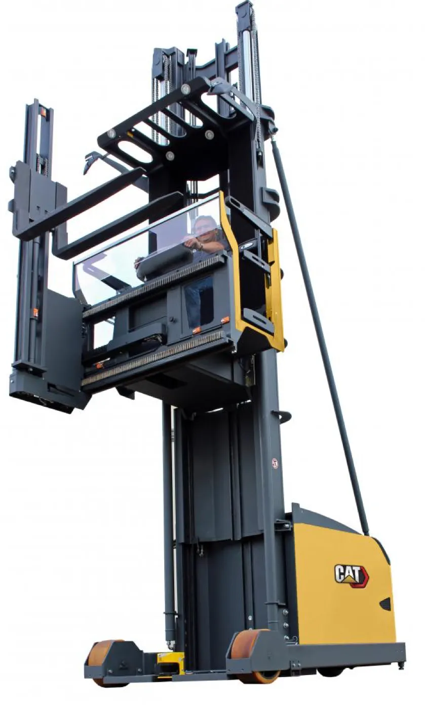 Cat® NVT11-20(XL) emelhető kezelőállású szűkfolyosós targoncák – 3. kép
